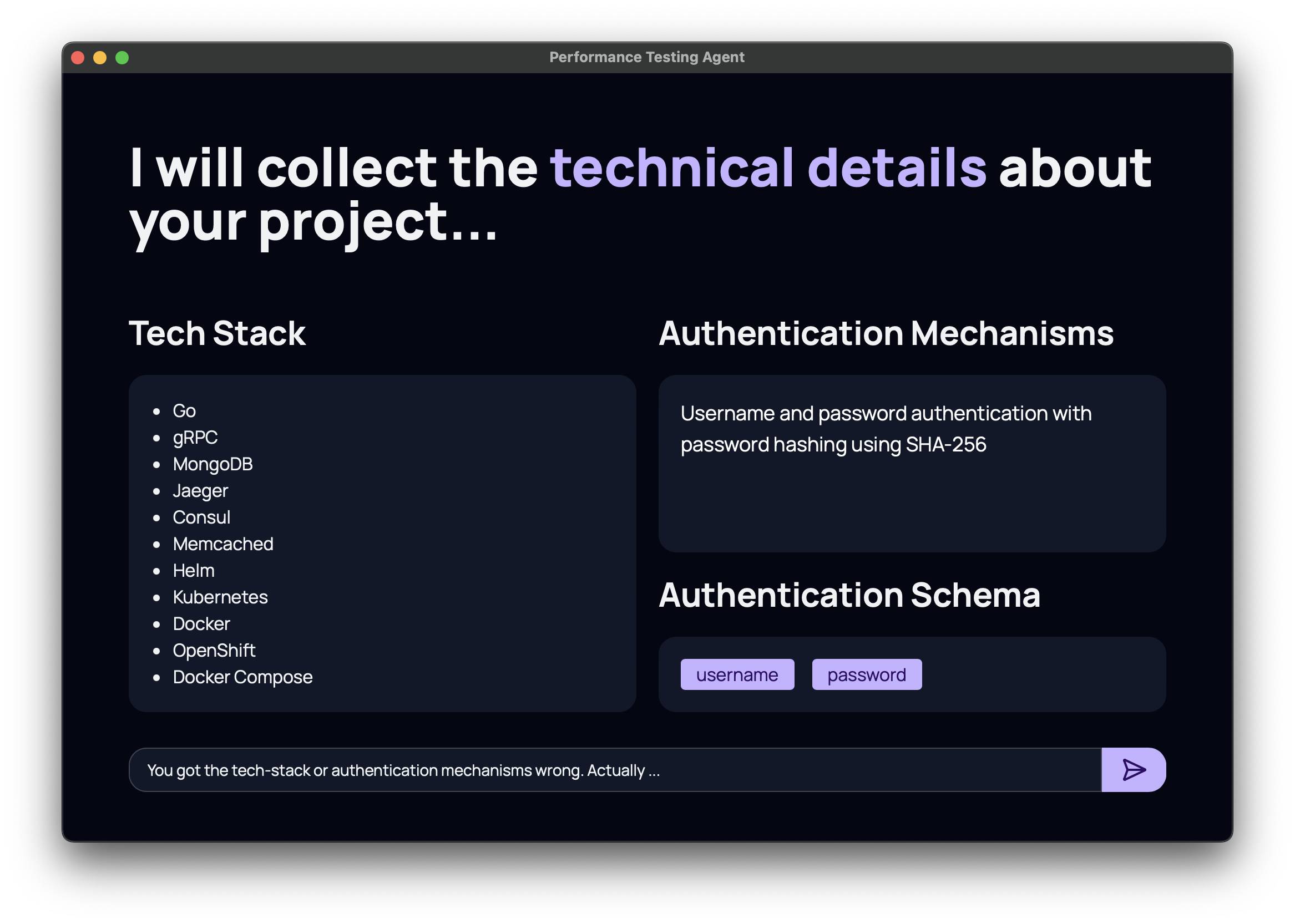 Performance Testing Agent - Technical Insights Detection
